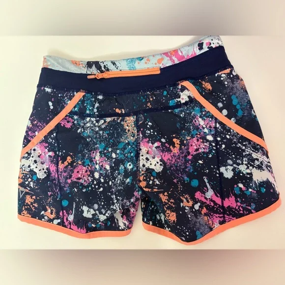 Ivivva Multicolor Splatter Print Shorts - Picture 1 of 5